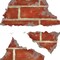 Triple Crumbling Brick Wall Stencil | 3035 by Designer Stencils | Pattern Stencils | Reusable Stencils for Painting | Safe &#x26; Reusable Template for Wall Decor | Try This Stencil Instead of a Wallpaper | Easy to Use &#x26; Clean